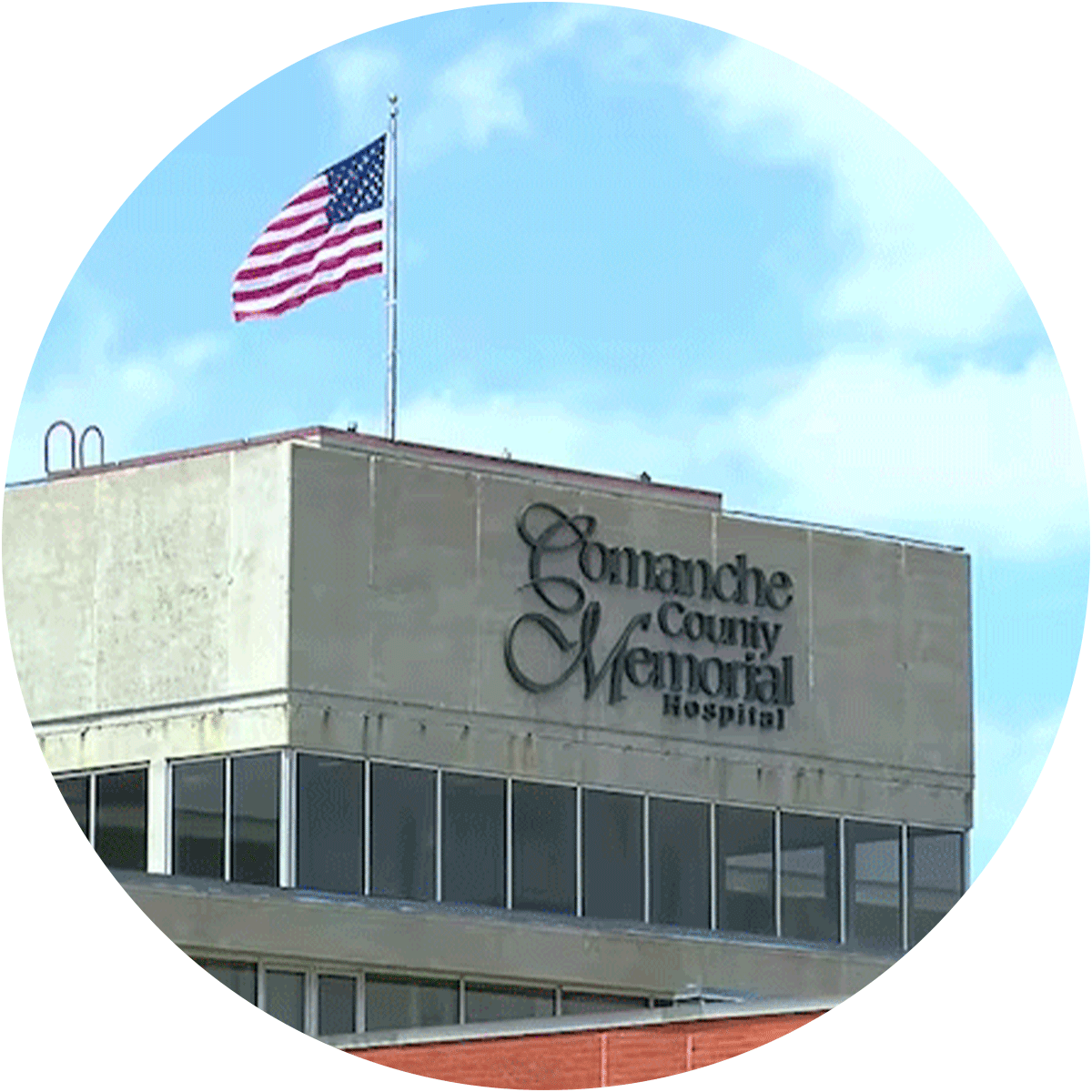 CCMH-building-circle Comanche County Memorial Hospital building