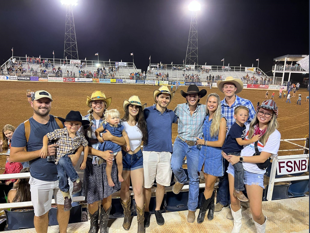 CCMH Emergency residents at the  Lawton Rangers Rodeo with families
